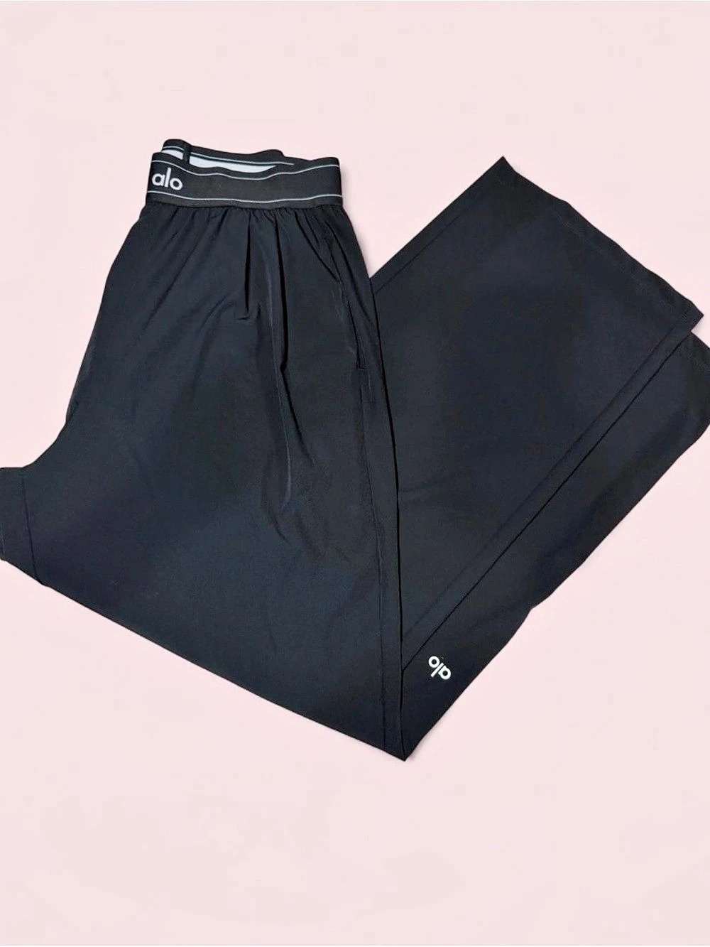 Alo Black Track Pants